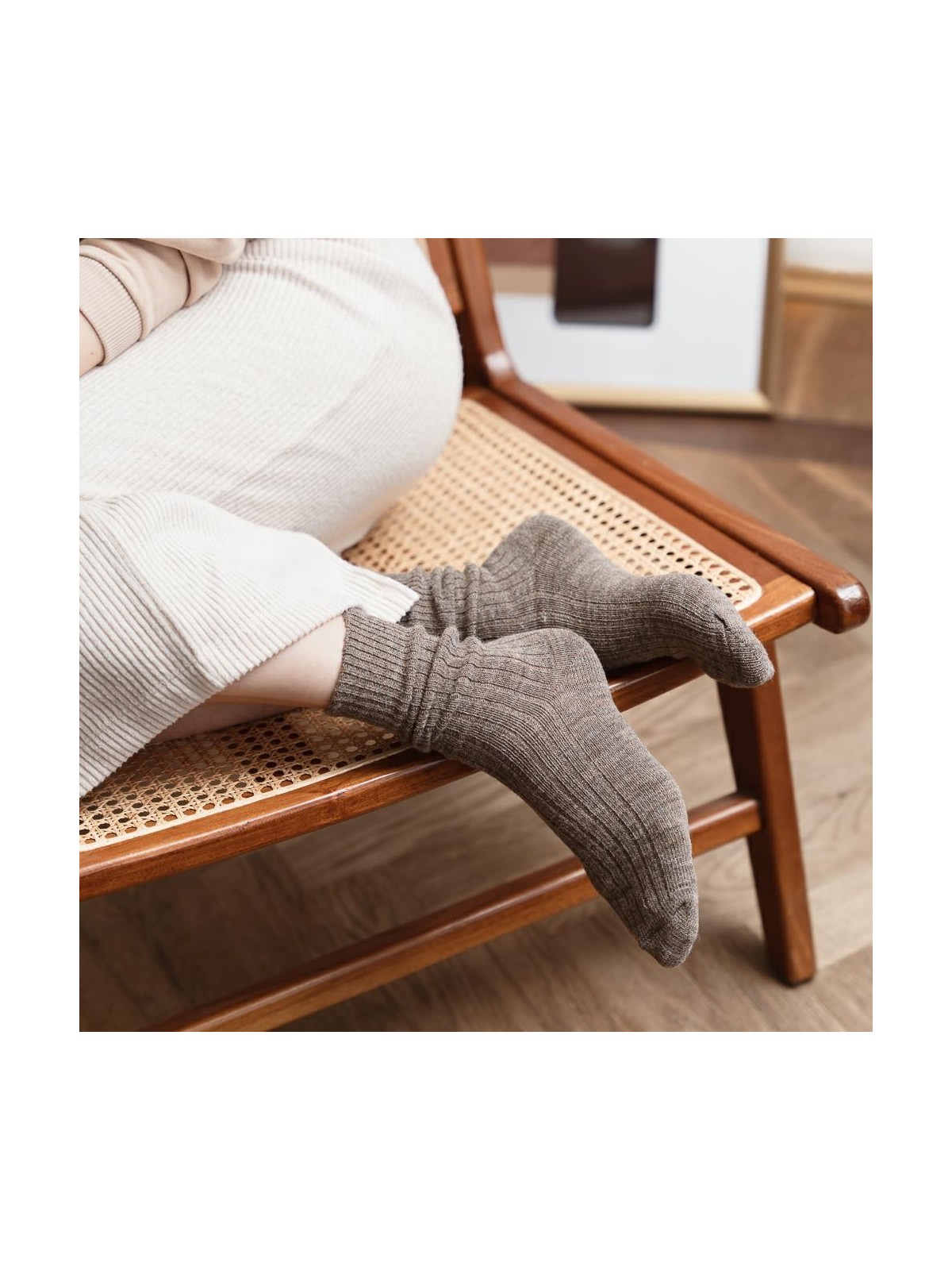 SKARPETY DAMSKIE 044 ALPACA WOOL 50%