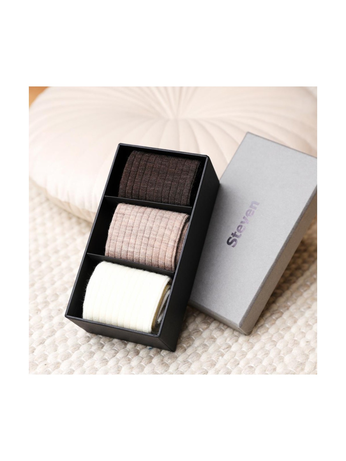 SKARPETY DAMSKIE 175 WEŁNA MERYNOS BOX 3PAK