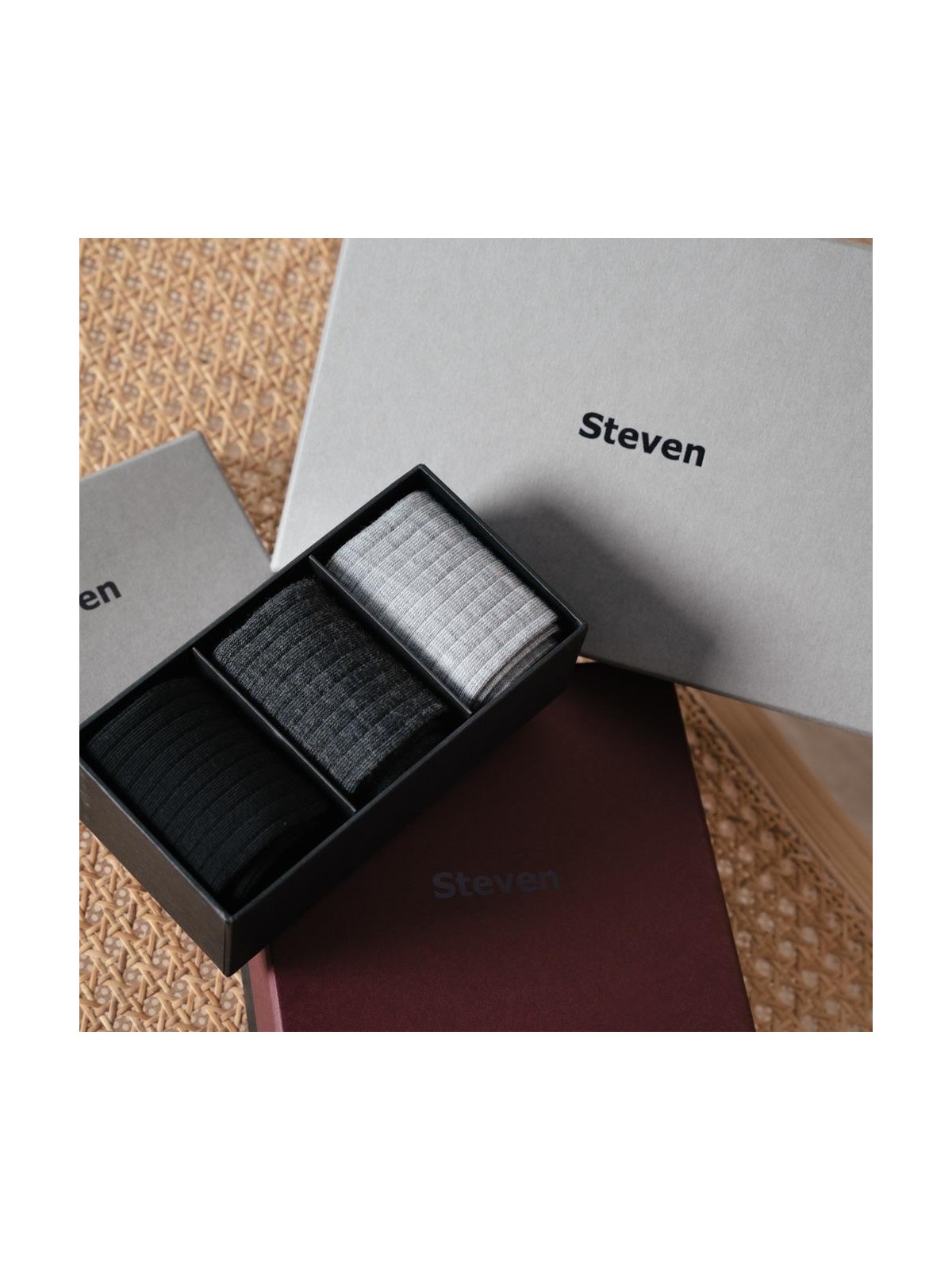 SKARPETY DAMSKIE 175 WEŁNA MERYNOS BOX 3PAK