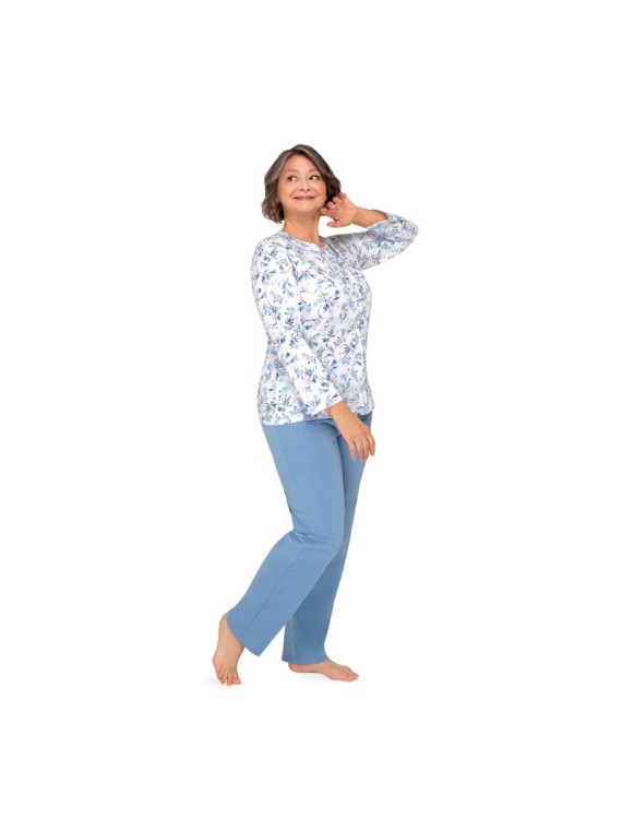 PIŻAMA DAMSKA MARIA III 202 DR R.3XL-4XL PIŻAMA DAMSKA MARIA III 202 DR R.3XL-4XL