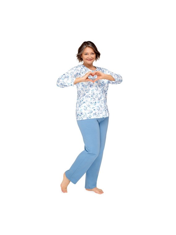 PIŻAMA DAMSKA MARIA III 202 DR R.3XL-4XL PIŻAMA DAMSKA MARIA III 202 DR R.3XL-4XL