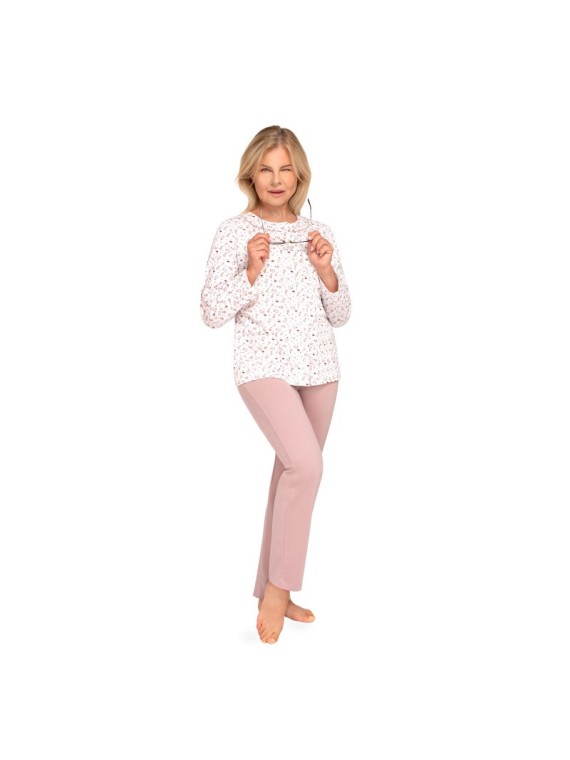 PIŻAMA DAMSKA MARIA III 202 DR R.3XL-4XL PIŻAMA DAMSKA MARIA III 202 DR R.3XL-4XL
