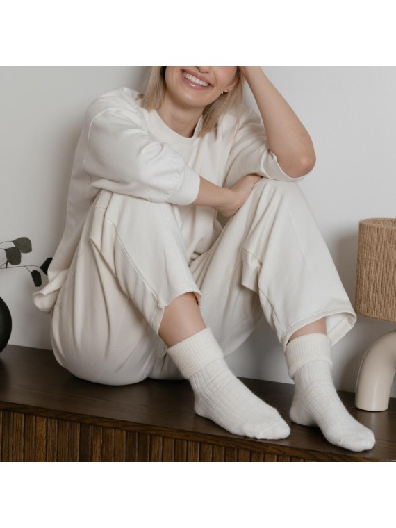 SKARPETY DAMSKIE 044 50% WEŁNY ALPAKA