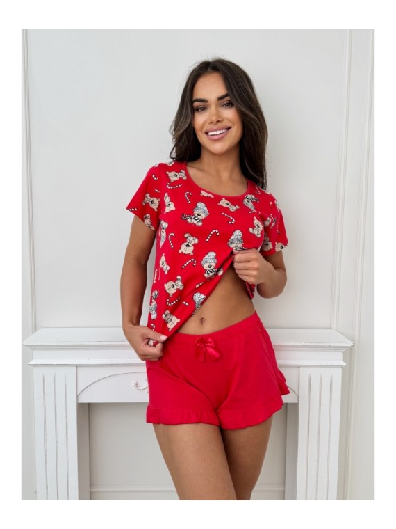 PIŻAMA DAMSKA BEAR SHORT