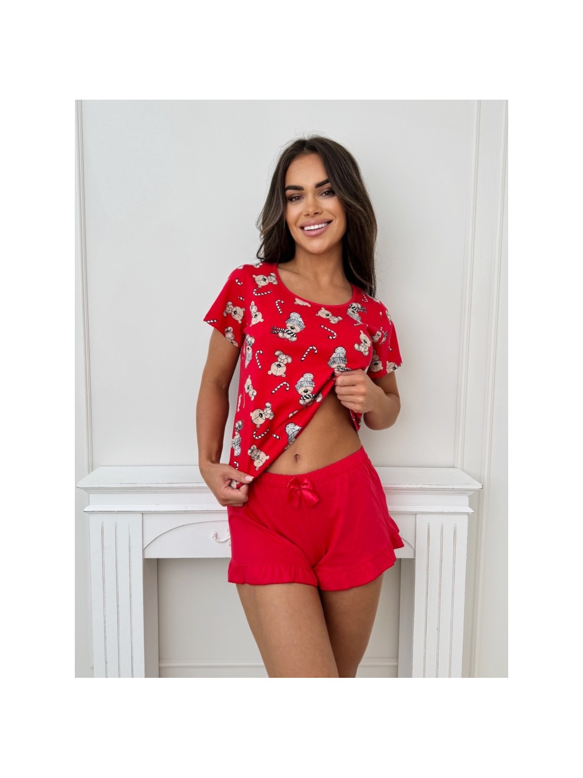 PIŻAMA DAMSKA BEAR SHORT