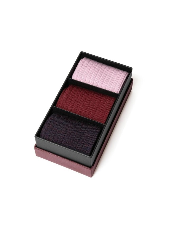 SKARPETY DAMSKIE 175 WEŁNA MERYNOS BOX 3PAK