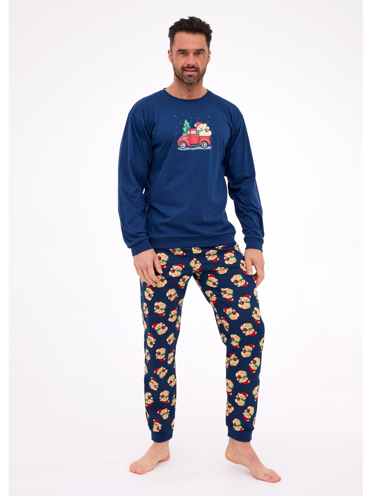 PIŻAMA MĘSKA 115/290 TEDDY 2