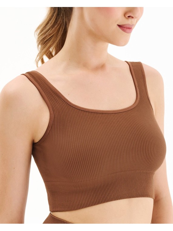 TOP SEAMLESS RIB