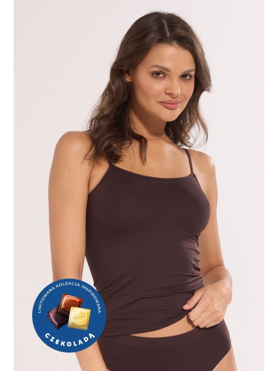 KOSZULKA TOP CAMISOLE BEZSZWOWA