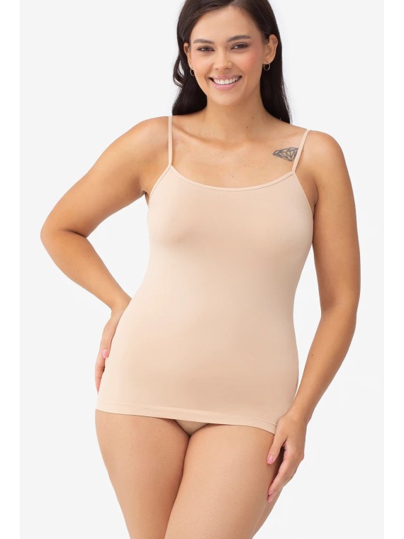 KOSZULKA TOP CAMISOLE BEZSZWOWA