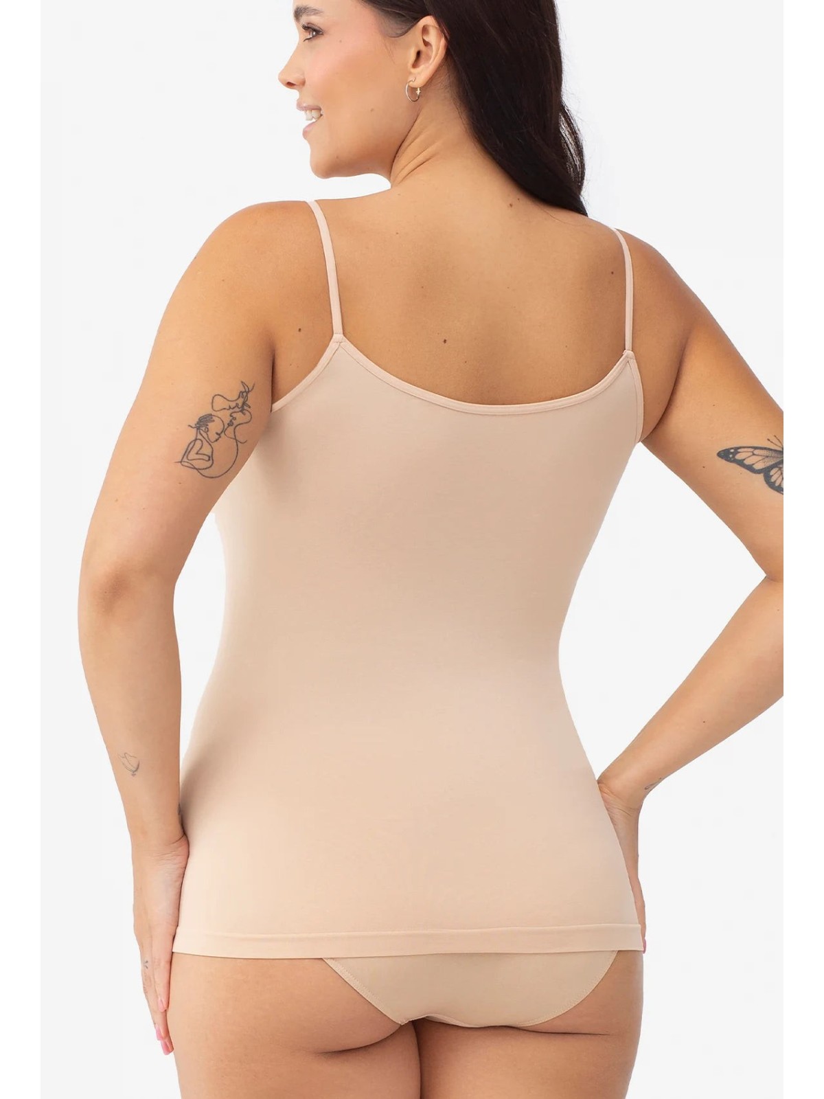 KOSZULKA TOP CAMISOLE BEZSZWOWA
