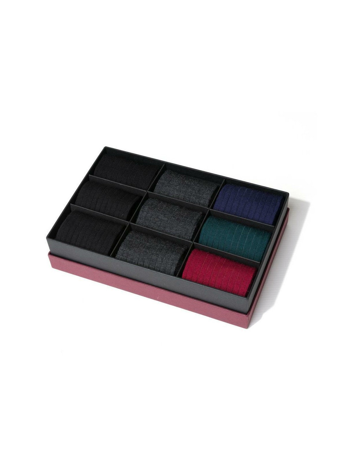 SKARPETY MĘSKIE 175 WEŁNA MERYNOS BOX 9PAK