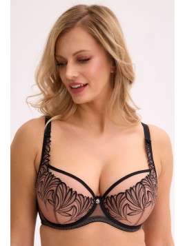 BIUSTONOSZ SEMI-SOFT IMANI BSO 1312 CZARNO-BEŻOWY