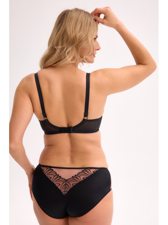 BIUSTONOSZ SEMI-SOFT IMANI BSO 1312 CZARNO-BEŻOWY