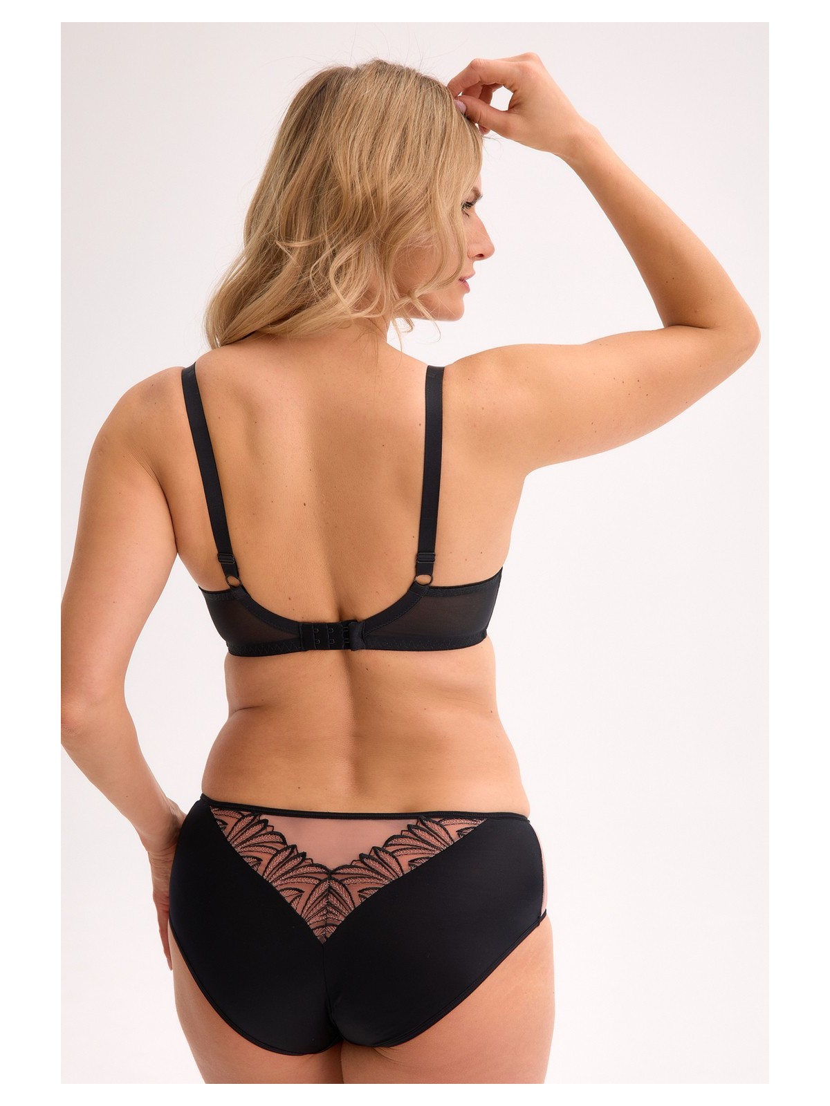 BIUSTONOSZ SEMI-SOFT IMANI BSO 1312 CZARNO-BEŻOWY