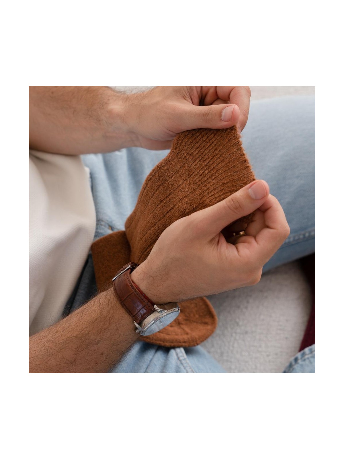 SKARPETY MĘSKIE 044 50% WEŁNY ALPAKA