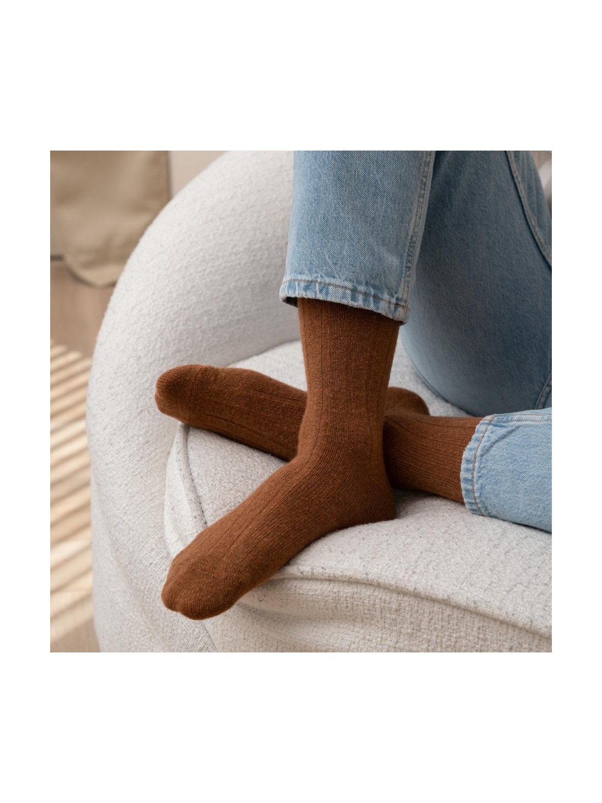 SKARPETY MĘSKIE 044 50% WEŁNY ALPAKA