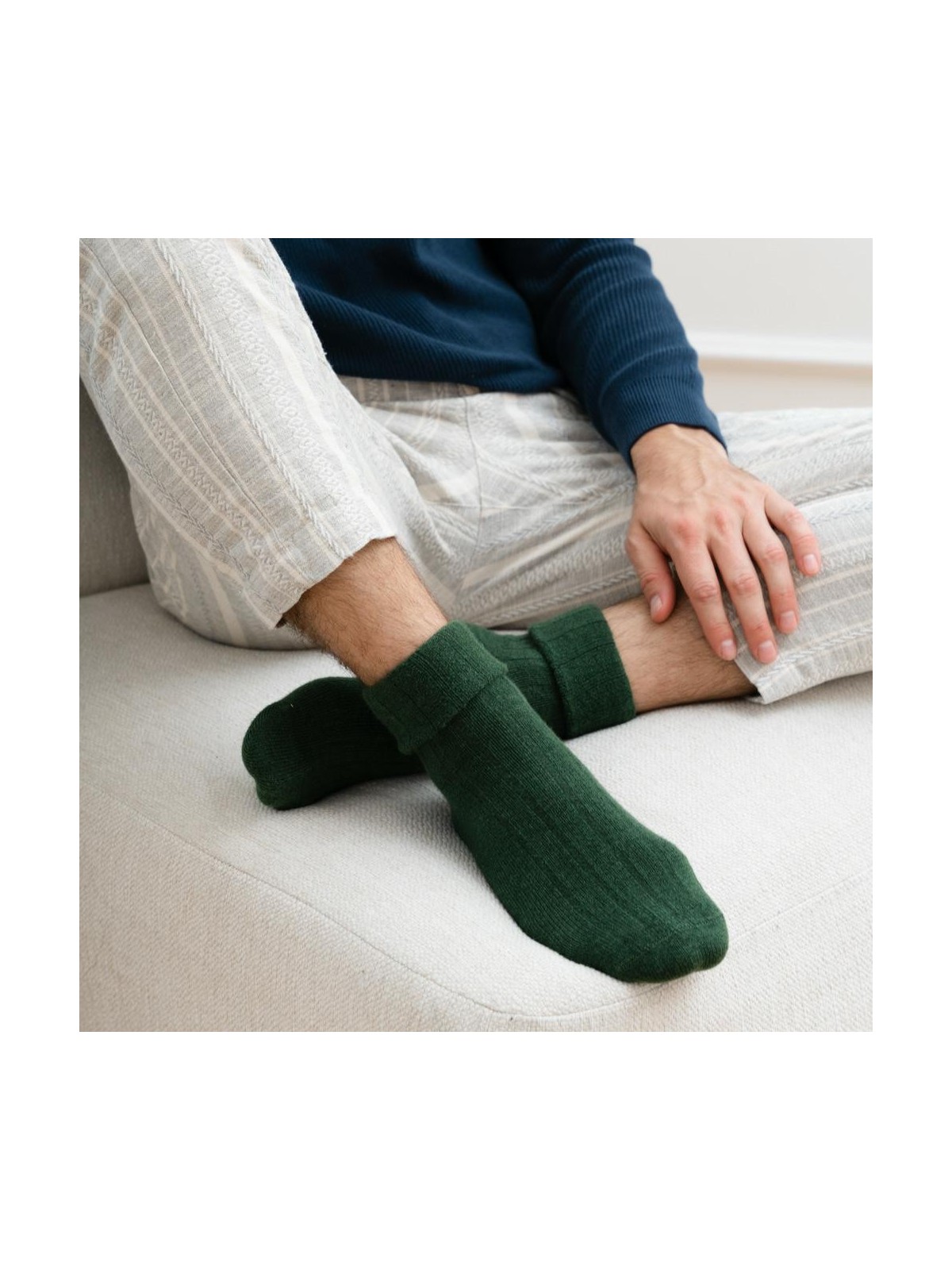 SKARPETY MĘSKIE 044 50% WEŁNY ALPAKA